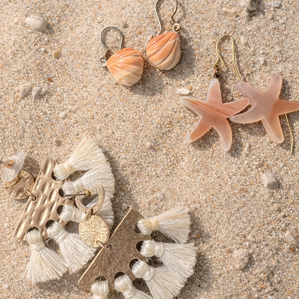 3 Sets of Beachy Earrings